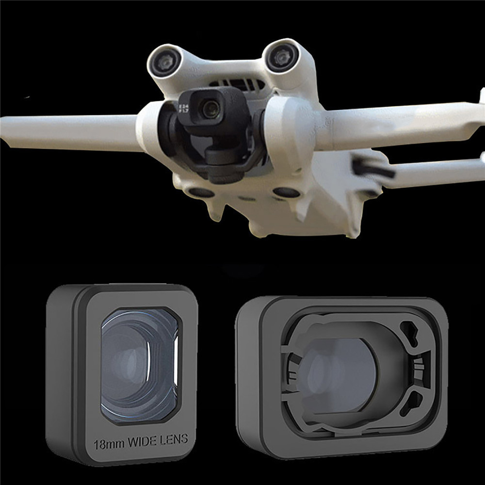 Dji Drone Mini 4 Pro - External Wide-angle Lens Filter Shooting Range