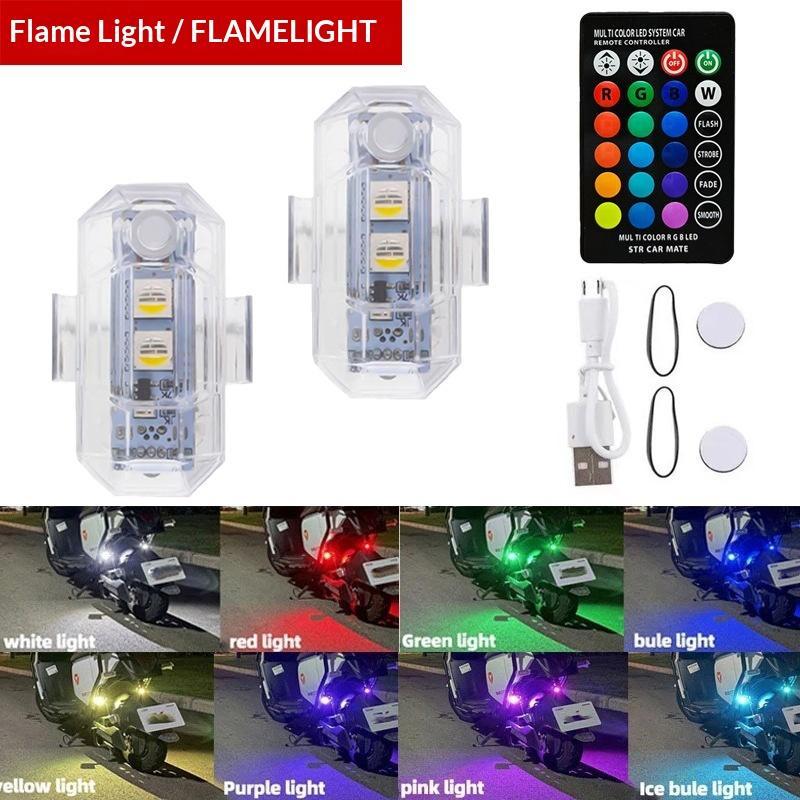 Motorcycle LED RGB Warning Lig - Drone Strobe Light review and price