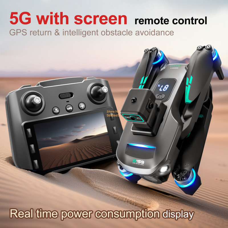 8K Dual Camera 5G WIFI FPV Rem - Drone Beacon Light review and price